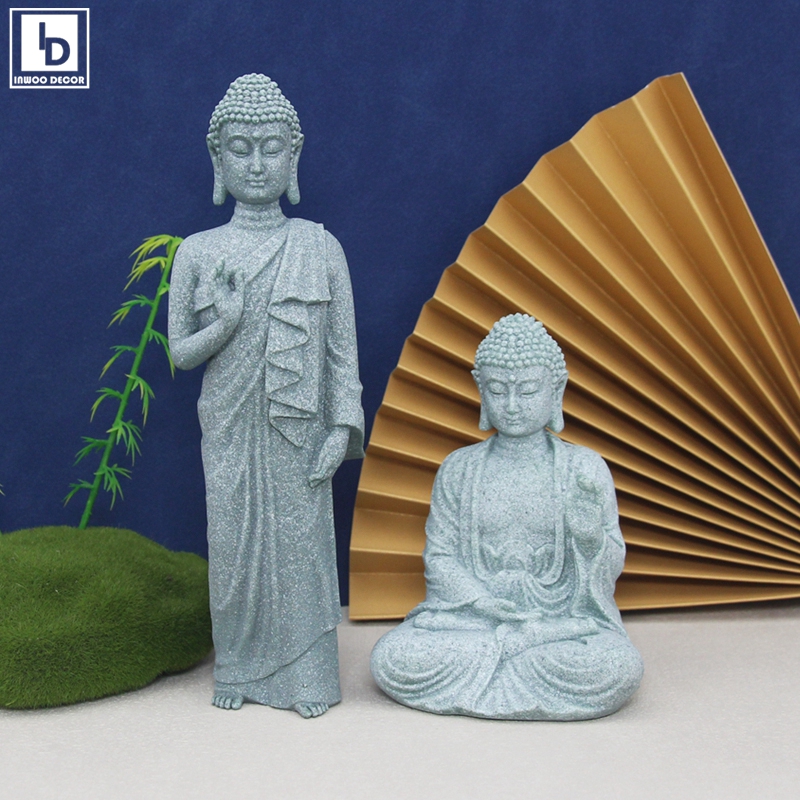 Bonsai Garden Thailand - Estatua de monjes pequeños de Buda
