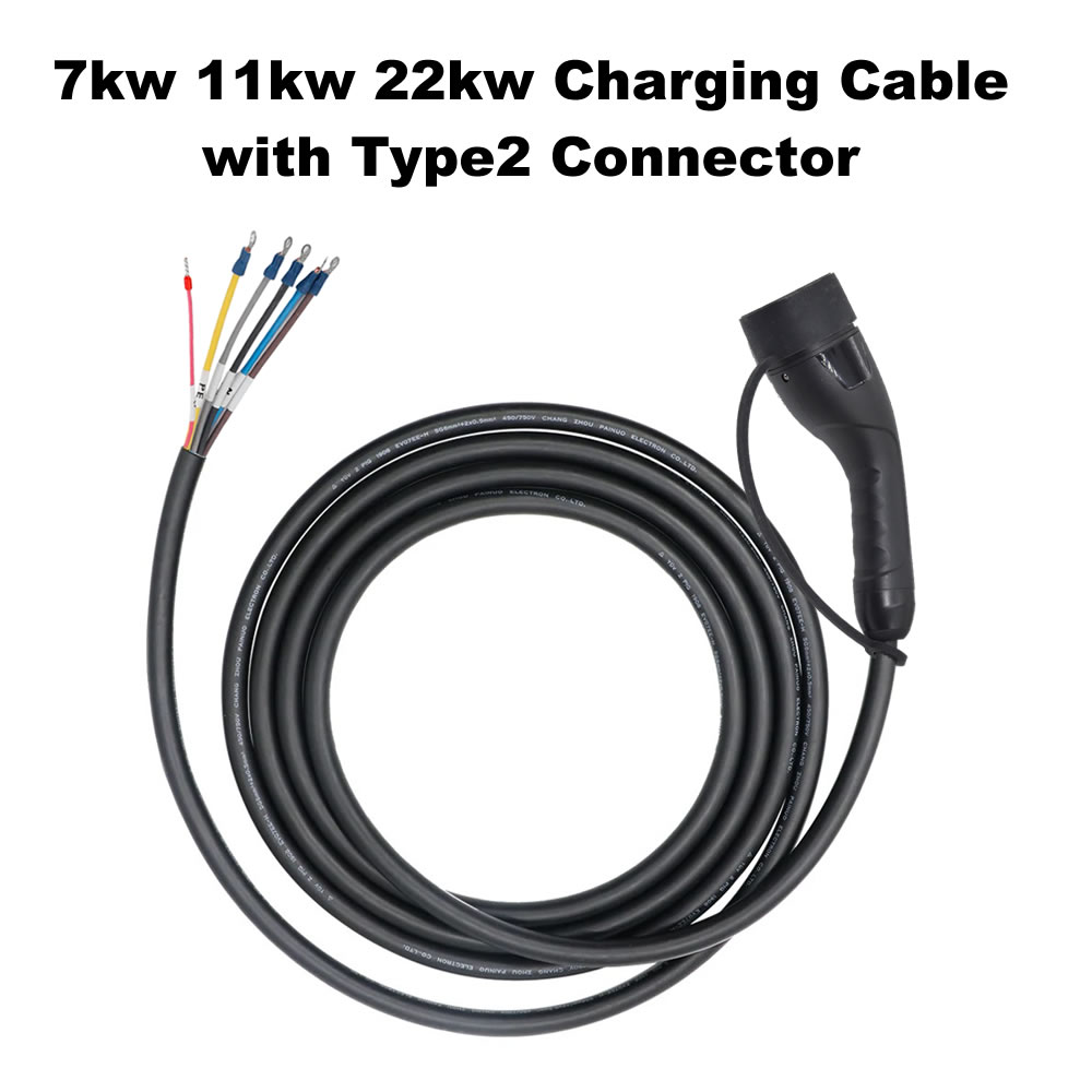 Copper Wire Roll - JIGU 7kw/11kw/22KW EV cargador enchufe Cable