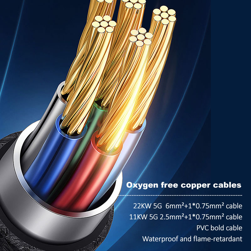 JIGU 7kw/11kw/22KW EV cargador - Copper Wire Roll reseña y precio