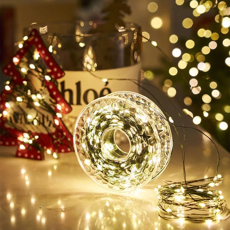 Guirnalda de luces LED de alam - Copper Wire Roll reseña y precio