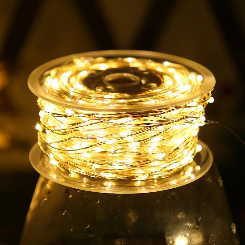 Guirnalda de luces LED de alam - Copper Wire Roll reseña y precio