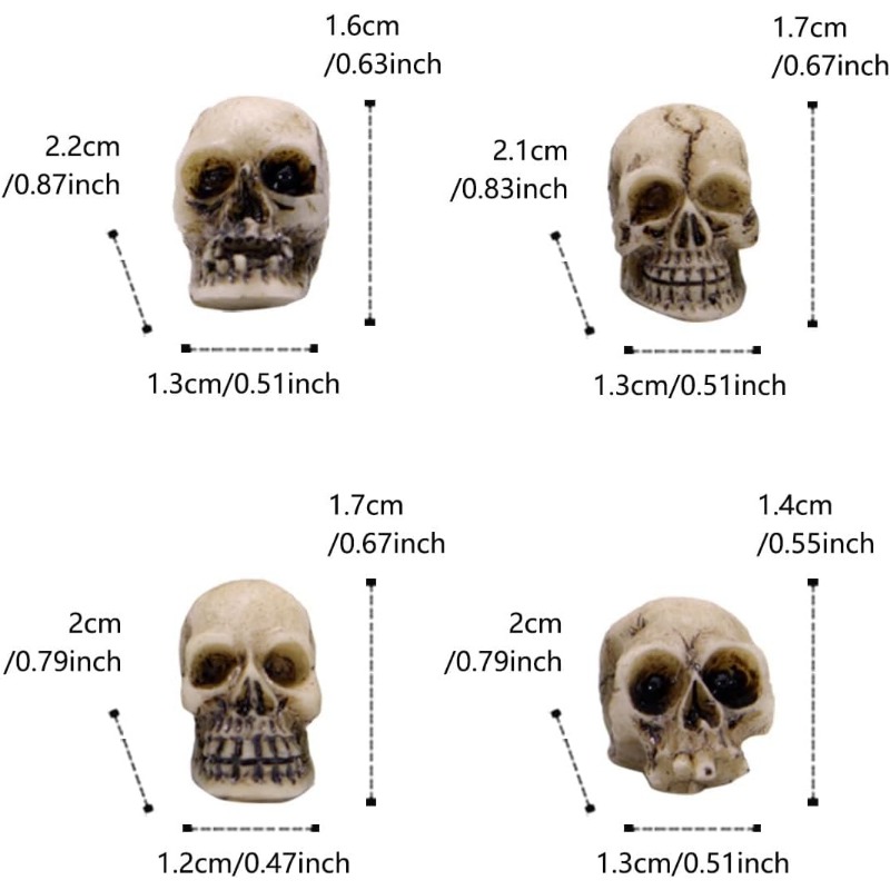 Figuras de Calaveras de Resina - Bonsai Garden Display reseña y precio