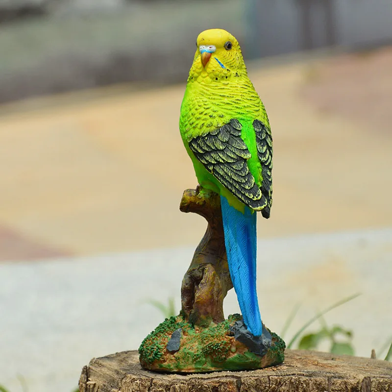 Estatua de Loro de Resina, Ado - Bonsai Garden Wall reseña y precio