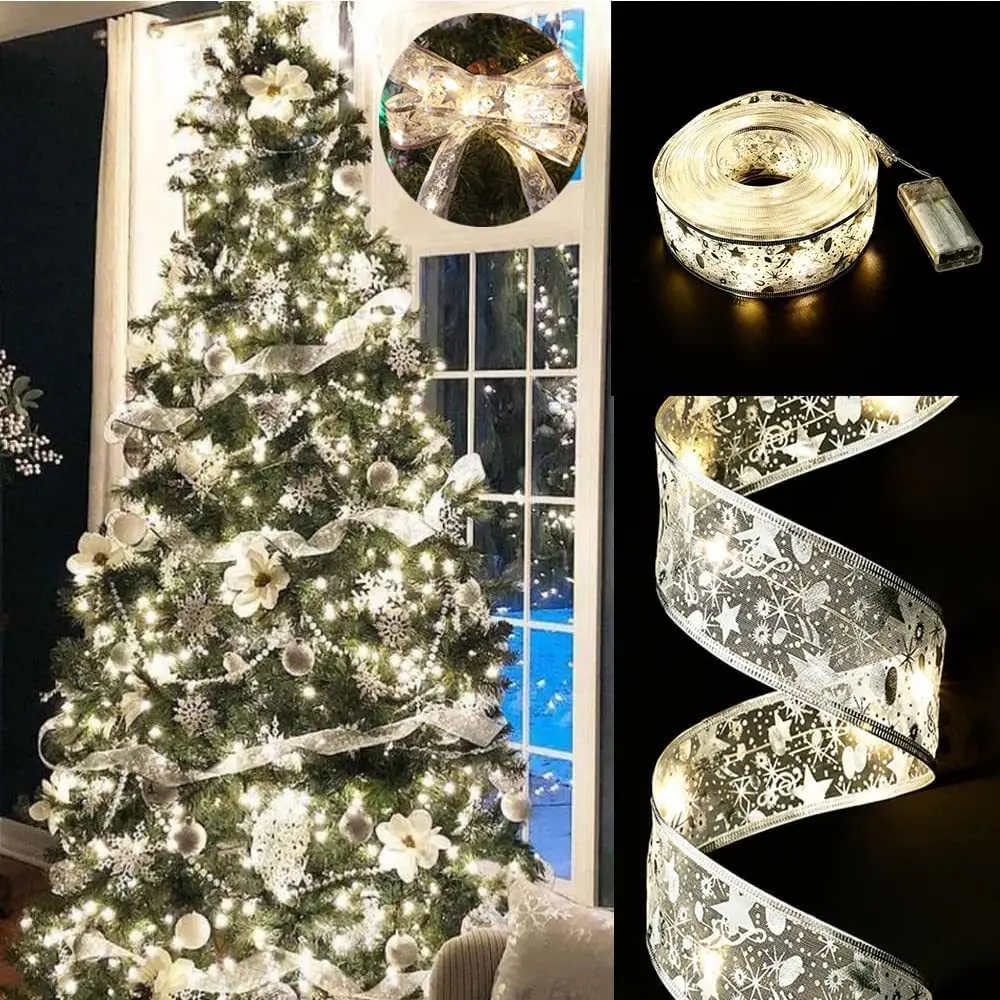 10M 5M decoraciones para árbol - Copper Wire Roll reseña y precio