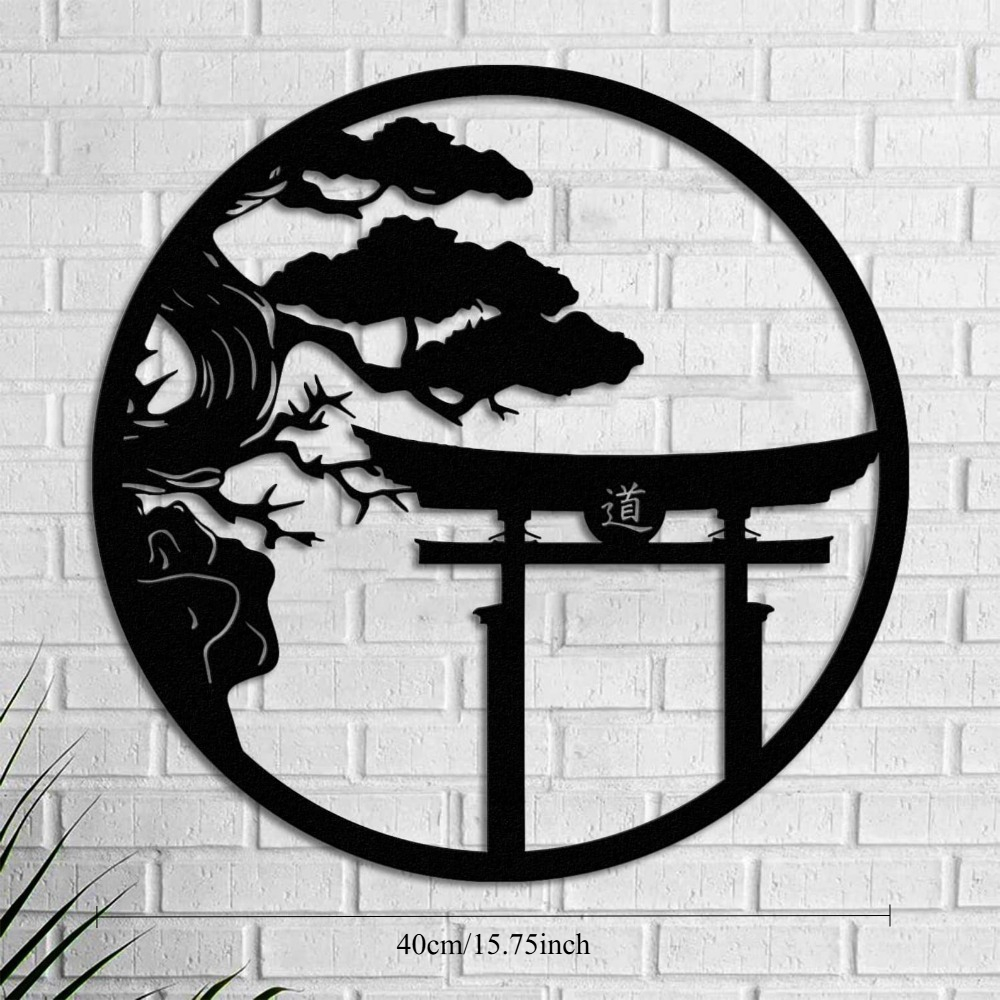 Arte Metálico de Pared con Dis - Bonsai Garden Wall reseña y precio