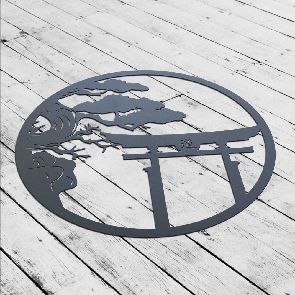 Arte Metálico de Pared con Dis - Bonsai Garden Wall reseña y precio
