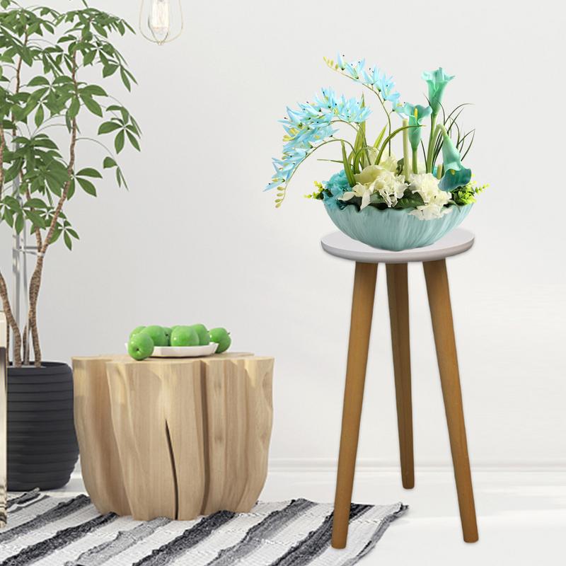 Soporte de madera para maceta  - Bonsai Garden Display reseña y precio